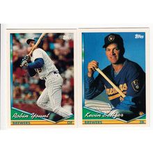 1994 Topps Milwaukee Brewers team set with traded - 33 cards- factory set fresh!