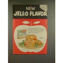 1956 Jell-o Apple Flavor Ad - New Flavor!