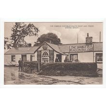 Blacksmith Shop and Priest Gretna Green Postcard 668