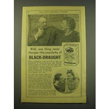 1953 Black-Draught Laxative Ad - Well, one thing never changes