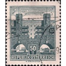 AUSTRIA, Wien-Heiligenstadt, grey 1962, 50 Groschen