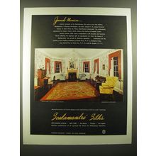 1946 Scalamandre' Silks Ad - Jumel Mansion