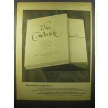 1965 Three Candlesticks Paper Ad - If you insist on the best