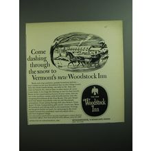 1970 Woodstock Inn Advertisement - Come dashing through the snow