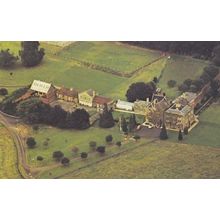 Knuston Hall Cambridge Stunning Aerial Birds Eye 1970s Postcard