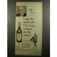 1952 Old Angus Scotch Ad - Arthur Murray - I enjoy fine Scotch