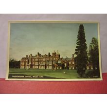 WEST END, SANDRINGHAM HOUSE, NORFOLK unused vintage postcard by Valentine =