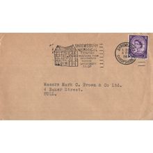 Shrewsbury Shropshire Historical Centre 1965 Slogan Envelope