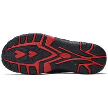 Mens Thong Sandals Indoor and Outdoor Beach Flip Flop Black/Red Size 15