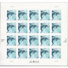 Wildlife Dolphin Sheet of Twenty 64 Cent Postage Stamps Scott 4388