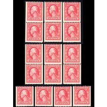 442, MNH 2¢ Coil WHOLESALE Lot - SCV $495 - Stuart Katz