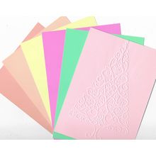 5"x7" Embossed Card. 10 Sheets. Christmas Tree (22). Cardmaking Scrapbooking