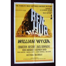 BEN-HUR (1968) Vintage U.S. 1 Sheet ***Charlton Heston, Jack Hawkins***