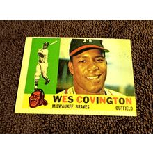1960 Topps # 158 Wes Covington Milwaukee Braves 5.0 EX Or Better No Creases