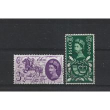 GB.Tercentenary of Establishment of General Post Office set of 2.Fine Used.Jul25