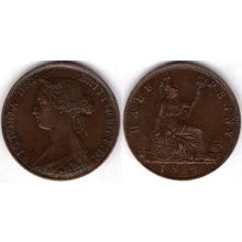 Great Britain. Victoria. Halfpenny 1861. dy21968