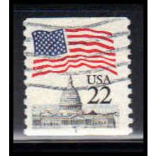 Used 2115a 22c U.S. Flag Fine CNS 1 PA5786