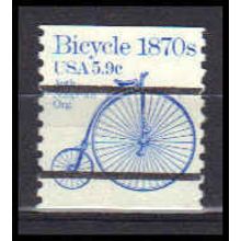 1901a 5.9c Bicycle Fine MNH Dry Gum S/4 PreCnx CA0742
