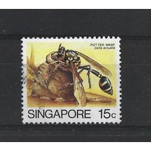 Singapore.SG493 15c Wasp.Fine Used.Jul25