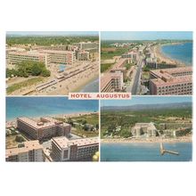 HOTEL AUGUSTUS, COSTA DORADA, TARRAGONA, SPAIN unused vintage postcard (A) =