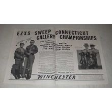1936 Winchester Ammunition Ad - Elsie Hellwig, Dave Carlson, Edgar Doyle