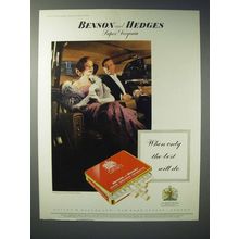 1958 Benson and Hedges Super Virginia Cigarette Ad