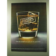 1973 Johnnie Walker Black Label Scotch Ad - Give Unto