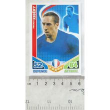 2010 Topps Match Attax World Cup Trading Card - France, Frank Ribery
