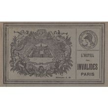 L'Hotel Des Invalides Paris French Army Museum Military Postcard Book