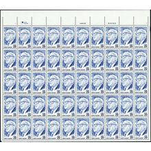 George Meany’s Sheet of Fifty 29 Cent Postage Stamps Scott 2848