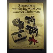 1968 Kodak Instamatic Cameras Ad - 124, 134, 174, S-10 - Someone is wondering