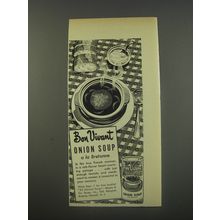 1956 Bon Vivant Onion Soup Ad - Bon Vivant Onion Soup a la Bretonne