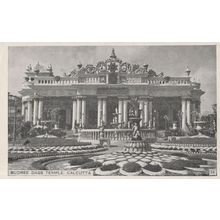 Budree Dass Temple Calcutta India Antique Indian Postcard