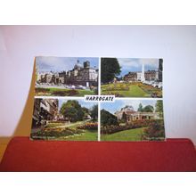 multiview, HARROGATE, Yorkshire used postcard by J. Salmon 1968 pm =