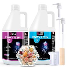LET'S RESIN Epoxy Resin Kit,1 Gallon Bubble Free & Crystal Clear Epoxy Resin for