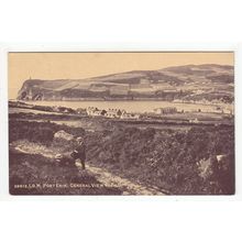 General View of Port Erin from the East Isle of Man Postcard IOM 39612