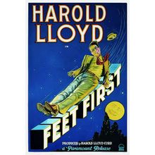 Feet First (1930)_0 Movie Film Poster Canvas iconic design