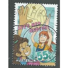 AUS 2009 55c 'LETS GET ACTIVE ' FINE USED (EBID41-198)