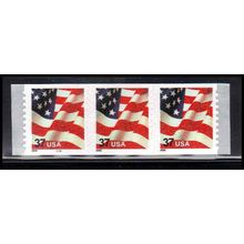 3632 37c U.S. Flag Fine MNH CNP+1 Left 6666 PA3898