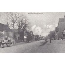 Vicarage Lane Kings Langley 1914 Pre WW1 View Herts Rare Museum Postcard