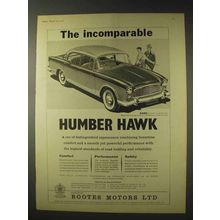 1958 Humber Hawk Car Ad