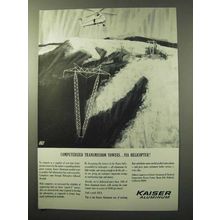 1964 Kaiser Aluminum Ad - Transmission Towers