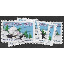 FRA 2005 (SET) CHRISTMAS AND NEW YEAR'(5v) FINE USED (EBID56-959)