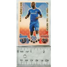 2010/11 Topps Match Attax Trading Card 401 Nicolas Amelka, Chelsea