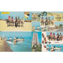 Hemsby Beach & Sea Pony Ride Trips Norfolk 4x 1970s Postcard s