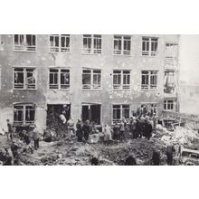 Coventry Hospital Bomb Damage After WW2 Military Raid Disaster Postcard