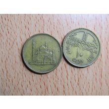 Egypt 1992 10 Piastres Coin