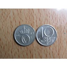 Norway 1984 10 Ore Coin