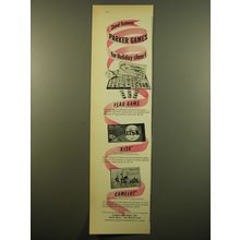 1961 Parker Brothers Board Games Advertisement - Flag Game, Risk, Camelot