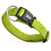 Comfort Microfiber Flat Collar Green 3/4"-13"-21"